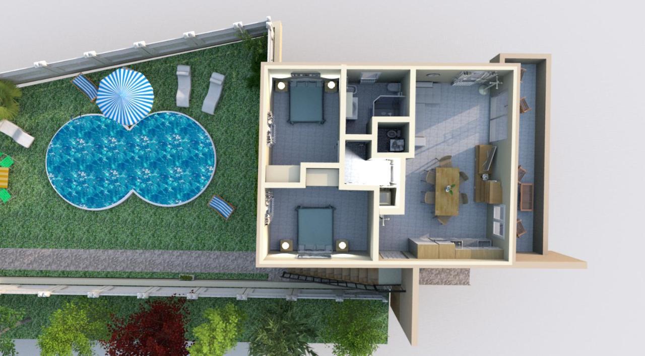 Appartamento Jessica con piscina privata Manerba del Garda Esterno foto